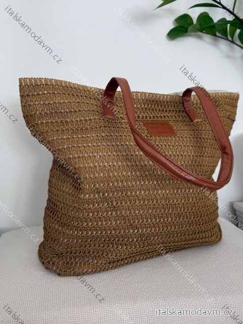 Kabelka boho letná dámska (49cm X 36cm) Versoli VER26-TOR-763/DUR ONE SIZE hnedá