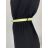 Pásek kožený  dámský (ONE SIZE) ITALSKÁ MÓDA IMWS260001/DUR ONE SIZE žlutá