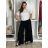 Kalhoty letní zavinovací dámské MAYA (M/L/XL ONE SIZE) ITALSKÁ MÓDA IM426159