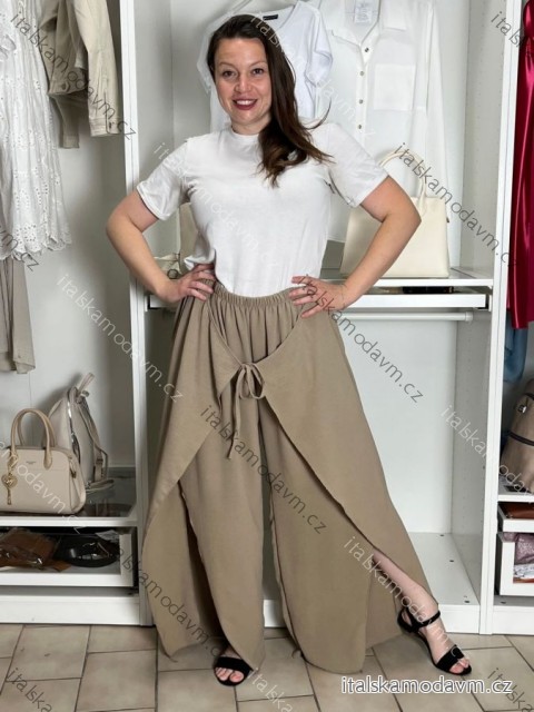 Nohavice letné zavinovacie dámske MAYA (M/L/XL ONE SIZE) TALIANSKA MÓDA IM426159/DUR