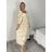 Šaty dlhé letní elegantní na ramínka dámske IRIS (S/M/L ONE SIZE) TALIANSKA MÓDA IMPKM2626098/DUR S/M/L svetlo modrá