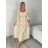 Šaty dlhé letní elegantní na ramínka dámske IRIS (S/M/L ONE SIZE) TALIANSKA MÓDA IMPKM2626098/DUR S/M/L svetlo modrá
