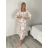 Šaty dlouhé letní elegantní na ramínka dámské IRIS (S/M/L ONE SIZE) ITALSKÁ MÓDA IMPKM2626098/DUR S/M/L bílá