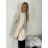 Sako dlouhý rukáv dámské BIANCA (S/M/L ONE SIZE) ITALSKÁ MÓDA IMPKM262202/DUR S/M/L béžová
