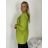 Sako dlhý rukáv dámske (S/M ONE SIZE) TALIANSKA MÓDA IMPVN2522493/DUR -   zelená olivová -   S / M
