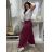 Kalhoty aladinky harémky dlouhé dámské (M/L ONE SIZE) ITALSKÁ MÓDA IMD22212/DR M/L vínová třešňová