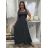 Šaty  letní bez rukávu dámské Bella (S/M/L ONE SIZE) ITALSKÁ MÓDA IMSM25BELLA/DUR vínová S/M