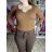 Tričko dlhý rukáv dámske (S/M ONE SIZE) TALIANSKA MÓDA IMPLI252410/DU S / M čierna