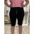 Kraťasy strečové šortky dámske (S/M/L ONE SIZE) TALIANSKA MÓDA IMC2632564/DUR S/M/L čierna