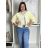 Bunda lehká oversize dlhý rukáv dámska RURU (S/M/L /XL ONE SIZE) TALIANSKA MÓDA IMWTM260004/DUR S/M/L žlutá