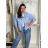 Bunda lehká oversize dlhý rukáv dámska RURU (S/M/L /XL ONE SIZE) TALIANSKA MÓDA IMWTM260004/DUR S/M/L žlutá