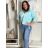 Bunda lehká oversize dlhý rukáv dámska RURU (S/M/L /XL ONE SIZE) TALIANSKA MÓDA IMWTM260004/DUR S/M/L žlutá
