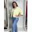 Bunda lehká oversize dlhý rukáv dámska RURU (S/M/L /XL ONE SIZE) TALIANSKA MÓDA IMWTM260004/DUR S/M/L žlutá