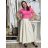 Tričko krátky rukáv dámske NELA (S/M/L ONE SIZE) TALIANSKA MÓDA IMD26045/DUR S/M/L ružová stredne