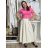 Tričko krátky rukáv dámske NELA (S/M/L ONE SIZE) TALIANSKA MÓDA IMD26045/DUR S/M/L ružová stredne