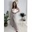 Kalhoty elegantní s páskem dámské (S/M/L ONE SIZE) ITALSKÁ MÓDA IM4260015