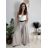 Nohavice elegantné s opaskom dámske (S/M/L ONE SIZE) TALIANSKA MÓDA IM4260015/DUR čierna S/M/L