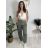 Tepláky/Kalhoty elegantní oversize dlouhé dámské (S/M/L ONE SIZE) ITALSKÁ MÓDA IMD26003