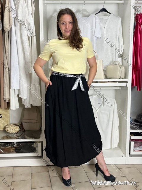 Sukňa dlhá dámska (S/M/L/XL ONE SIZE) TALIANSKA MÓDA IM426234
