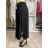 Sukňa dlhá dámska (S/M/L ONE SIZE) TALIANSKA MÓDA IM426234/DUR S/M/L čierna