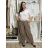 Nohavice dlhé s páskem dámske (S/M/L ONE SIZE) TALIANSKA MÓDA IMWBG2601362/DUR S/M/L tmavo béžová