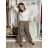 Nohavice dlhé s páskem dámske (S/M/L ONE SIZE) TALIANSKA MÓDA IMWBG2601362/DUR S/M/L tmavo béžová