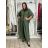 Komplet elegantní Tunika oversize krátky rukáv a kalhoty dámske AMI (S/M/L ONE SIZE) TALIANSKA MÓDA IMM267304/DUR S/M/L vínová