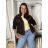 Bunda lehká oversize dlhý rukáv dámska WIVI (S/M/L /XL ONE SIZE) TALIANSKA MÓDA IMWBG260001/DUR S/M/L tmavo hnedá