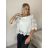 Tunika letní 3/4 rukáv dámská (S/M/L ONE SIZE) ITALSKá MODA IMSM26000335/DUR S/M/L bílá