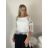 Tunika letní 3/4 rukáv dámská (S/M/L ONE SIZE) ITALSKá MODA IMSM26000336/DUR S/M/L bílá