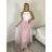 Sukně dlouhá tylová dámská (S/M/L ONE SIZE) ITALSKÁ MÓDA IM425155