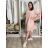 Šaty carmen čipkové bavlnené krátky rukáv dámske HANNAH (S/M/L ONE SIZE) TALIANSKA MÓDA IMD22166/DUR S/M/L béžová