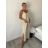 Šaty dlhé letné na ramienka dámske (S/M ONE SIZE) TALIANSKA MÓDA IMD23472