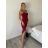 Šaty elegantní spoločenské na ramienka dámske JANET (S/M/L ONE SIZE) TALIANSKA MÓDA IMM2648153L1/DUR S/M/L čierna