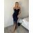 Šaty elegantní spoločenské na ramienka dámske JANET (S/M/L ONE SIZE) TALIANSKA MÓDA IMM2648153L1/DUR S/M/L čierna