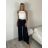 Kalhoty dlouhé letní dámské (S/M/L ONE SIZE) ITALSKÁ MÓDA IMM23M7055/DUR