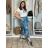 Kalhoty strečové dlouhé dámské (S/M/L ONE SIZE) ITALSKá MODA IM424274