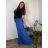 Kalhoty dlouhé letní dámské nadrozměr DANIELLA (52/54/56 ONE SIZE) ITALSKÁ MÓDA IM425DANIELLA/DUR béžová 52/54/56