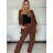 Sako dlouhý rukáv dámské DICE (S/M/L ONE SIZE) ITALSKÁ MÓDA IMPVN2522493/DUR růžová S/M