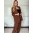 Sako dlouhý rukáv dámské DICE (S/M/L ONE SIZE) ITALSKÁ MÓDA IMPVN2522493/DUR růžová S/M