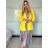 Sako dlouhý rukáv dámské DICE (S/M/L ONE SIZE) ITALSKÁ MÓDA IMPVN2522493/DUR růžová S/M