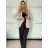 Sako dlouhý rukáv dámské DICE (S/M/L ONE SIZE) ITALSKÁ MÓDA IMPVN2522493/DUR růžová S/M