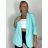 Sako dlouhý rukáv dámské DICE (S/M/L ONE SIZE) ITALSKÁ MÓDA IMPVN2522493/DUR růžová S/M
