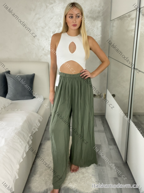 Nohavice dlhé letné dámske ALAIA (S/M/L ONE SIZE) TALIANSKA MÓDA IM425299/DUR