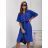 Šaty košilové elegantný dlhý rukáv dámske (S/M/L ONE SIZE) TALIANSKA MÓDA IMD260000356