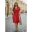 Šaty košilové s páskem dlhý rukáv dámske (S/M/L ONE SIZE) TALIANSKA MÓDA IMD260000357