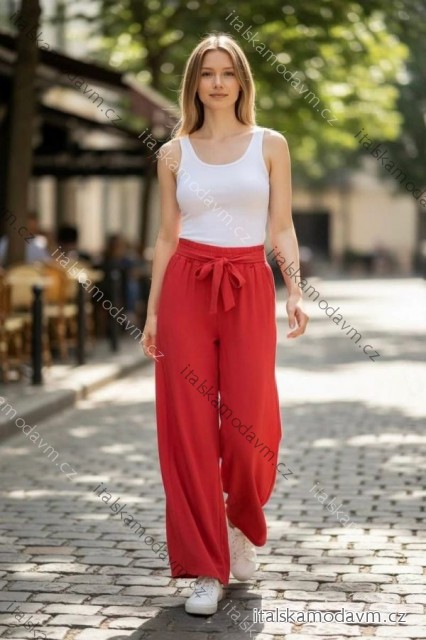 Nohavice dlhé letné dámske (S/M/L ONE SIZE) TALIANSKA MÓDA IMD26079