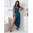 Šaty dlhé letné na ramienka dámske (S/M/L ONE SIZE) TALIANSKA MÓDA IMD26080