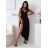 Šaty dlhé letné na ramienka dámske (S/M/L ONE SIZE) TALIANSKA MÓDA IMD26080