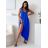 Šaty dlhé letné na ramienka dámske (S/M/L ONE SIZE) TALIANSKA MÓDA IMD26080